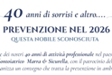 "Prevenzione nel 2026"; convegno sulla salute dentale nel 40� dello Studio "Marra & Sicurella"