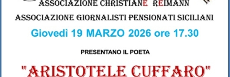 A Siracusa presentazione della raccolta "Muzzicuna" di Aristotele Cuffaro