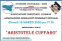 A Siracusa presentazione della raccolta "Muzzicuna" di Aristotele Cuffaro