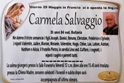 � tornata alla casa del Padre la sig.ra Carmela Salvaggio