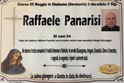 � tornato alla casa del Padre il sig. Raffaele Panarisi