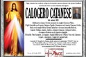 � tornato alla casa del Padre il sig. Calogero Catanese