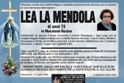 � tornata alla casa del Padre la sig.ra Lea La Mendola