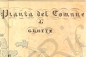 Pianta del Comune di Grotte - Catasto borbonico