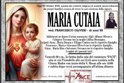 � tornata alla casa del Padre la sig.ra Maria Cutaia
