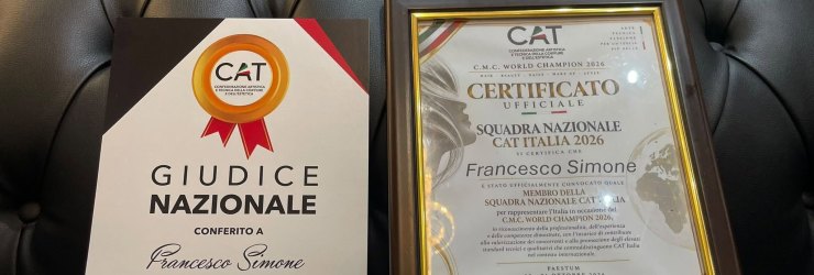 Francesco Simone convocato e nominato giudice al C.M.C. World Campion di Paestum