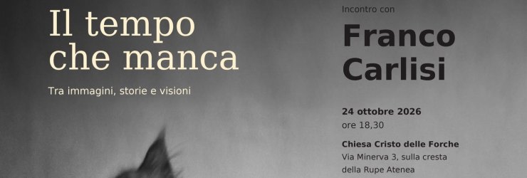 "Il tempo che manca": Franco Carlisi si racconta ad Agrigento