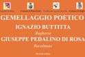 Gemellaggio poetico Buttitta - Pedalino Di Rosa, a Racalmuto