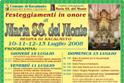 Racalmuto, festa Maria SS del Monte, dal 10 al 13 luglio 2008