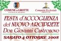 Festa d'accoglienza del nuovo Arciprete, Don Giovanni Castronovo