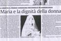 Articolo su La Sicilia, sul convegno "La Madre di Dio nella Lumen Gentium"