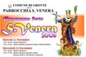 Programma della festa di Santa Venera
