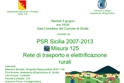 Comune: seminario su PSR Sicilia Misura 125, con la SOAT 100