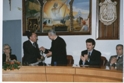 7 maggio 1989: consegna riconoscimento a Padre Gaetano Ciranni