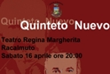Il "Quinteto Nuevo" del M° Fabrizio Chiarenza in concerto al Teatro Regina Margherita.