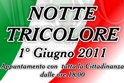 "Notte Tricolore" per celebrare il 150° anniversario dell'Unità d'Italia.