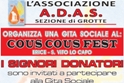 Gita sociale dei donatori ADAS al Cous Cous Fest di San Vito Lo Capo.