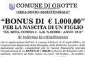 Bonus di 1.000 euro per la nascita di un figlio.