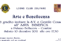 "Arte e beneficenza"; il Lions Club Zolfare a Comitini.