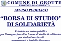 "Borsa di studio di solidarietà"; presentazione domande entro il 2 marzo.
