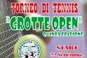 Aperte le iscrizioni alla 5^ edizione del torneo di tennis "Grotte Open"