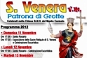 Programma delle celebrazioni in onore di Santa Venera, Patrona di Grotte.