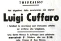 Santa Messa in suffragio del Sig. Luigi Cuffaro