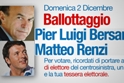 Domenica anche a Grotte il ballottaggio tra Bersani e Renzi per le elezioni primarie del centrosinistra