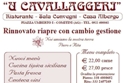 "U Cavallaggerj" - Ristorante; nuova gestione di Piero Carlisi e Rita Marsala