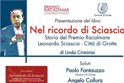 Presentazione del libro "Nel ricordo di Sciascia - Storia del Premio Racalmare - Leonardo Sciascia"