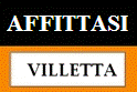 Affittasi villetta