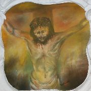 Cappella del Rosario: 5° mistero doloroso (Gesù muore sulla croce)