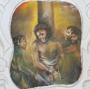 Cappella del Rosario: 2° mistero doloroso (Gesù flagellato alla colonna)