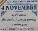 Grotte (Agrigento): Festa del 4 novembre