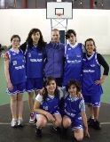 Le atlete della "New Star" Basket di Grotte