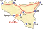Posizione di Grotte in Sicilia