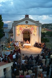 Celebrazione Eucaristica durante la festa della Madonna delle Grazie