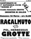 Incontro di Calcio Herbessus Grotte - Racalmuto