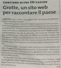 Articolo su www.grotte.info sul Giornale di Sicilia del 17.01.06, nell'edizione di Agrigento.