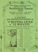 "L'ultima cena" e "Li rieciti" realizzati dai piccoli ragazzi grottesi